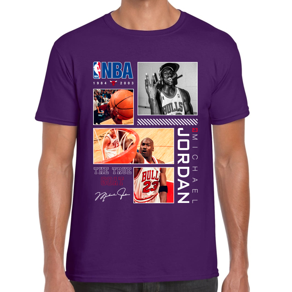 Playera Michael Jordan Poster Algodón Premium #0002534