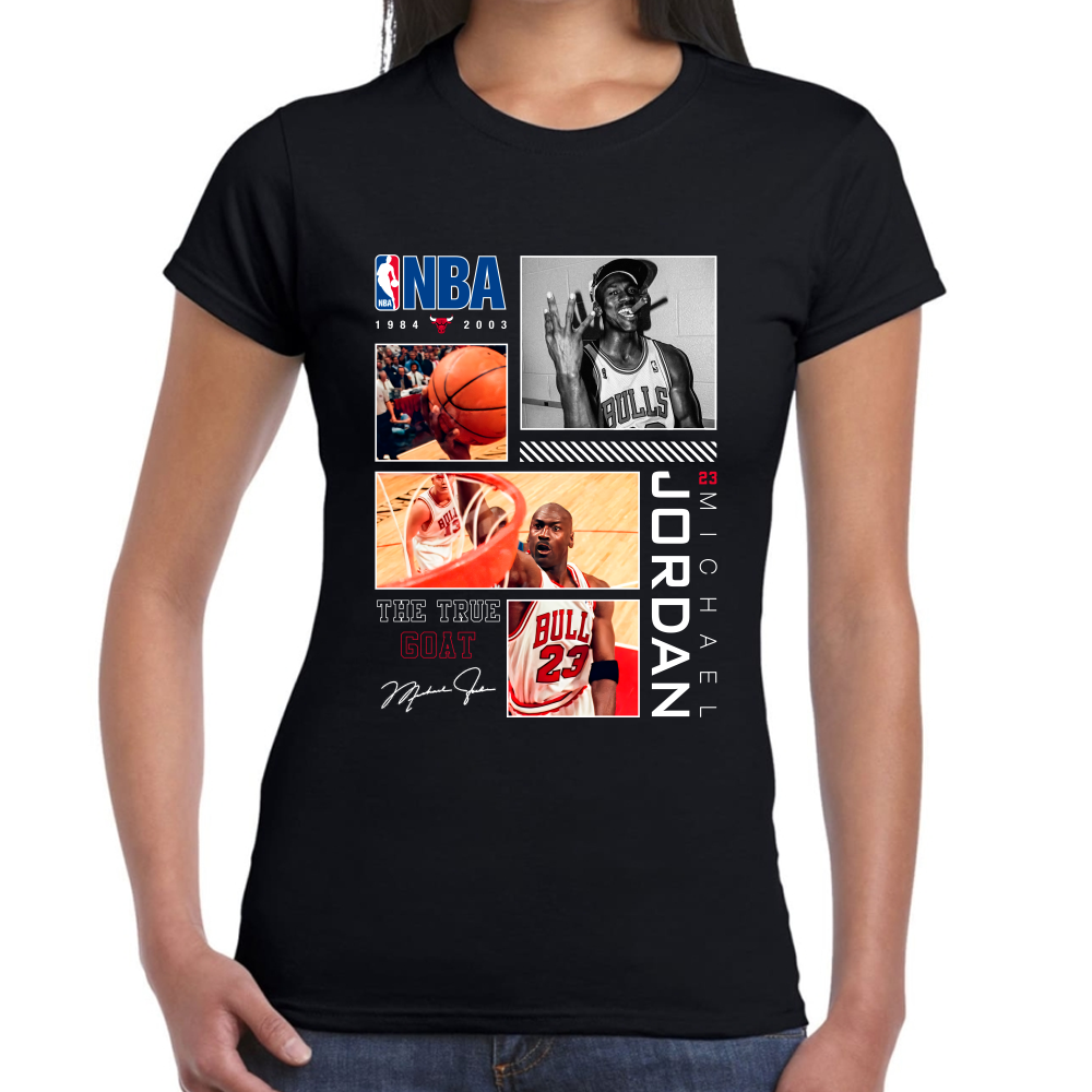 Playera Michael Jordan Poster Algodón Premium #0002534