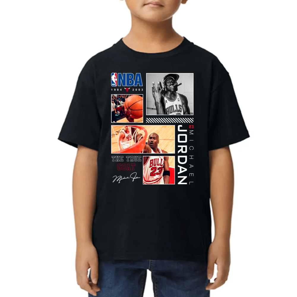 Playera de Niño Michael Jordan Poster Algodón Premium #0002534