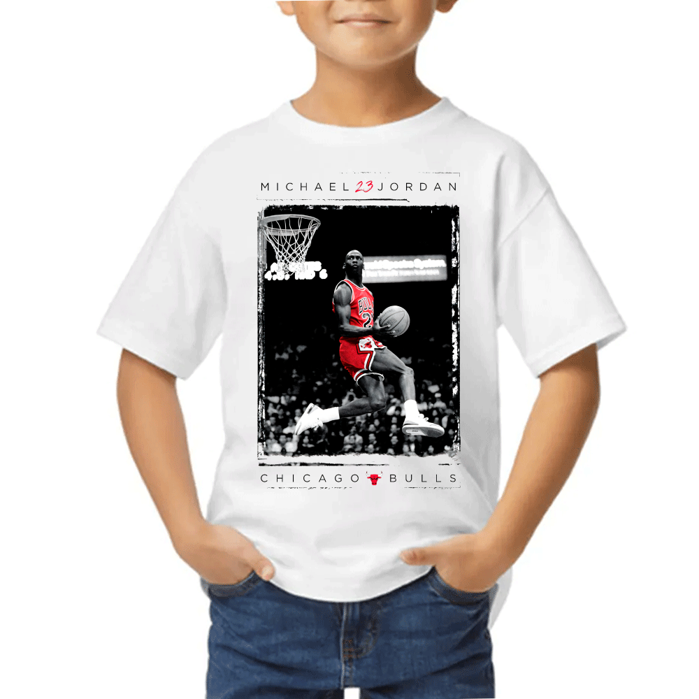 Playera de Niño Michael Jordan Dunk Algodón Premium #0002535