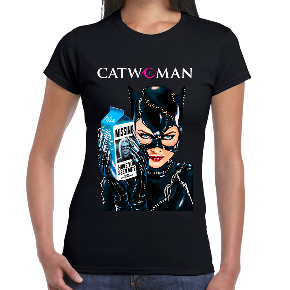 Playera Catwoman DC Comics Algodón Premium #0002538 Imagen secundaria del producto