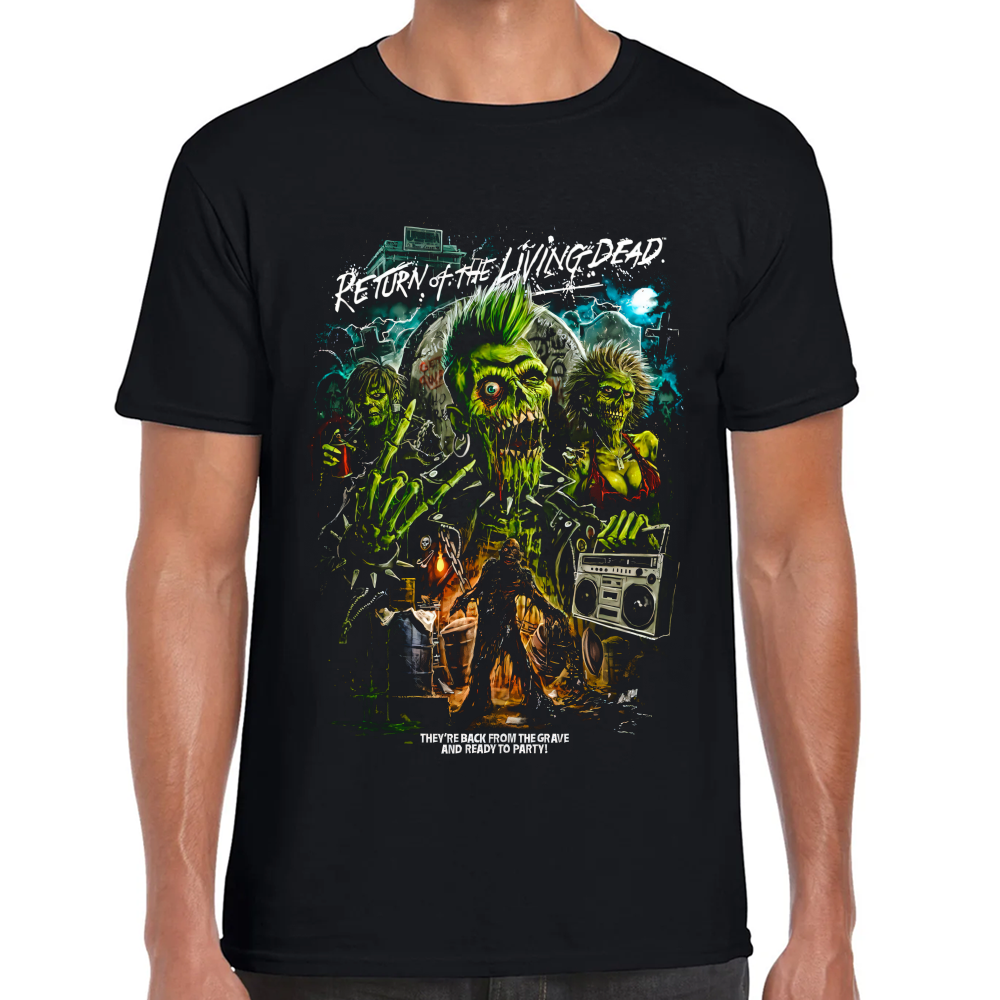 Playera El Regreso de los Muertos Vivientes Algodón Premium #0002545
