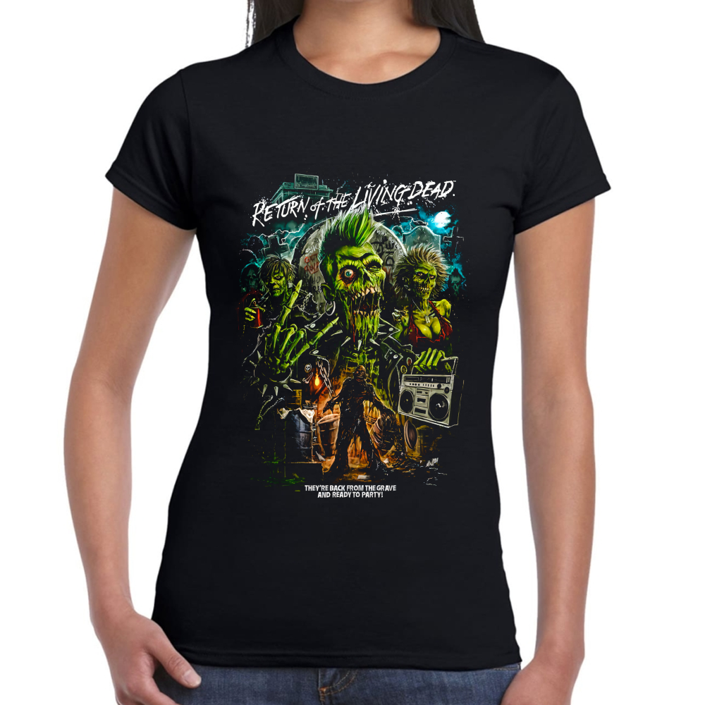 Playera El Regreso de los Muertos Vivientes Algodón Premium #0002545