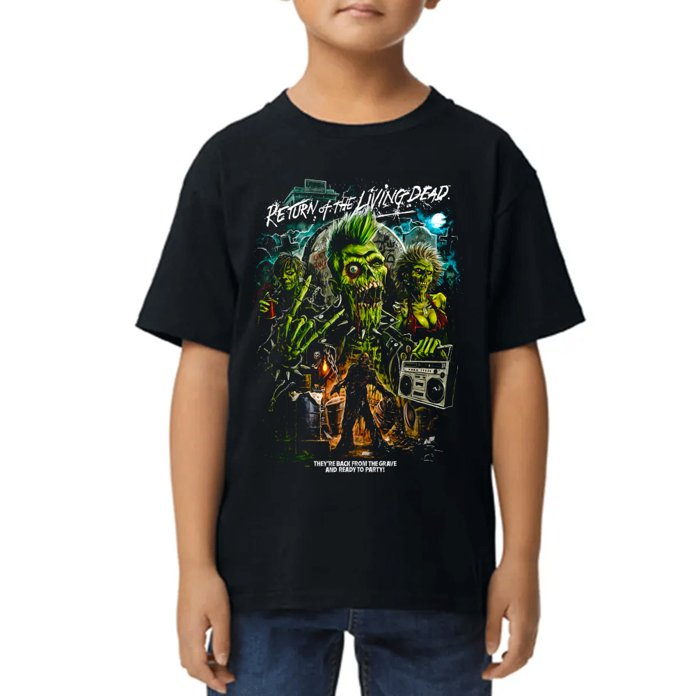 Playera de Niño El Regreso de los Muertos Vivientes Algodón Premium #0002545