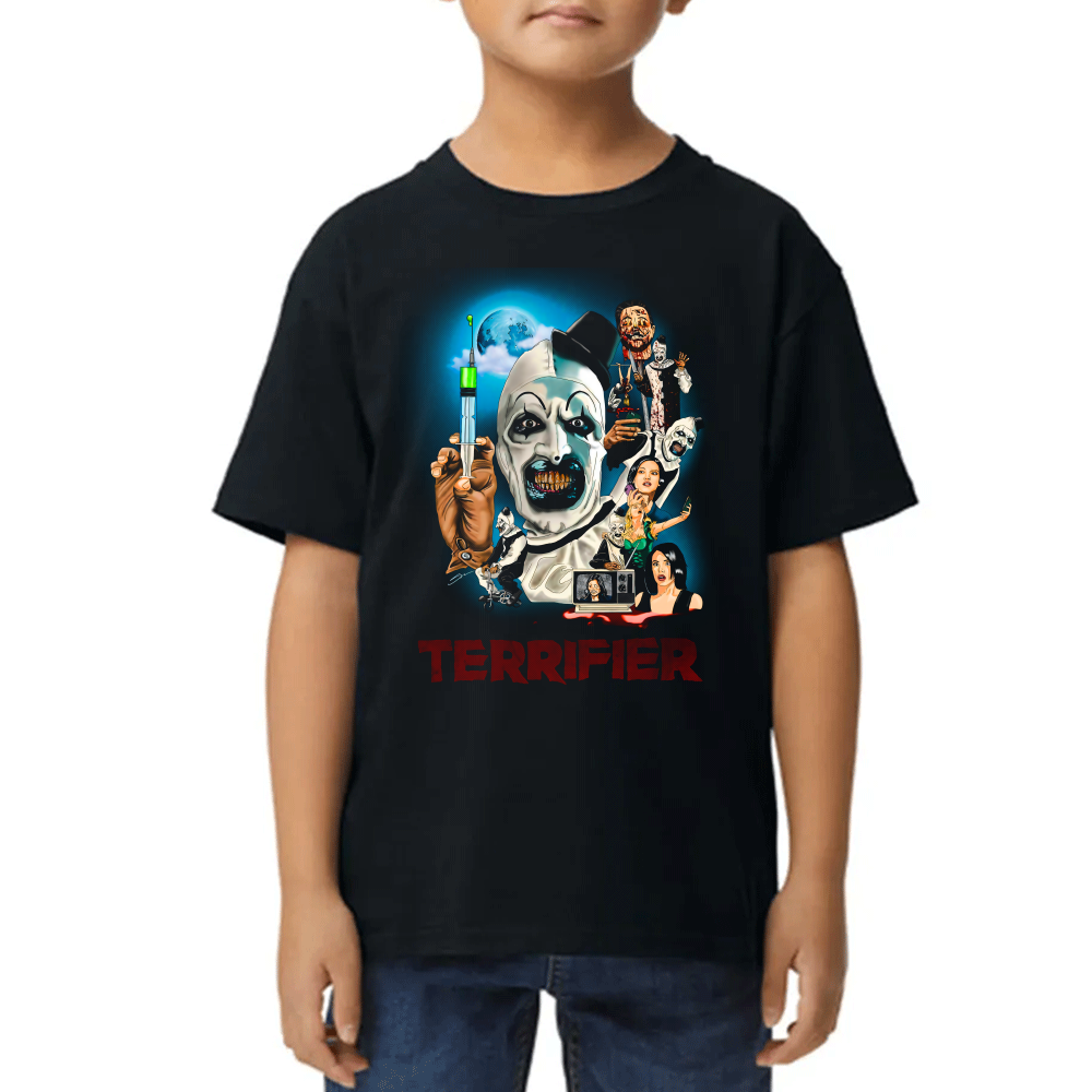 Playera de Niño Terrifier Algodón Premium #0002547
