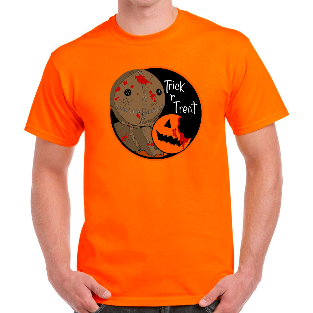 Playera Trick r Treat Halloween Algodón Premium #0002548