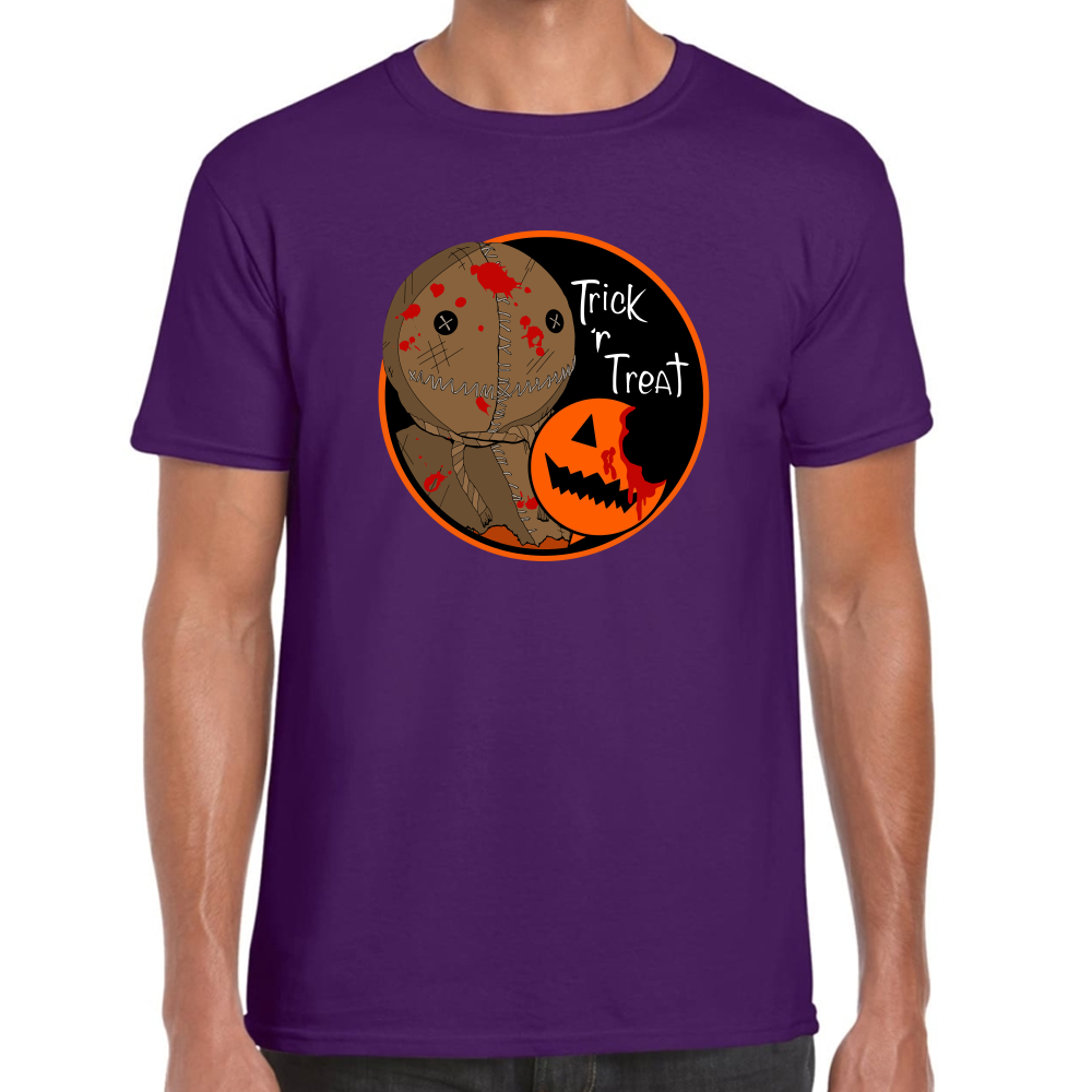 Playera Trick r Treat Halloween Algodón Premium #0002548