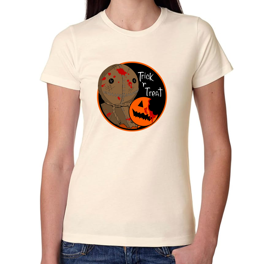 Playera Trick r Treat Halloween Algodón Premium #0002548