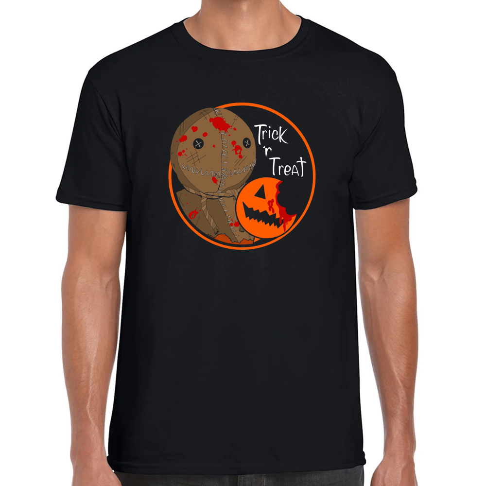 Playera Trick r Treat Halloween Algodón Premium #0002548
