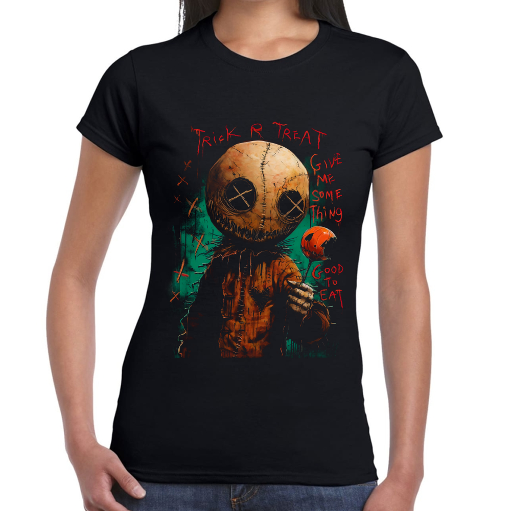 Playera Trick r Treat Halloween Algodón Premium #0002549