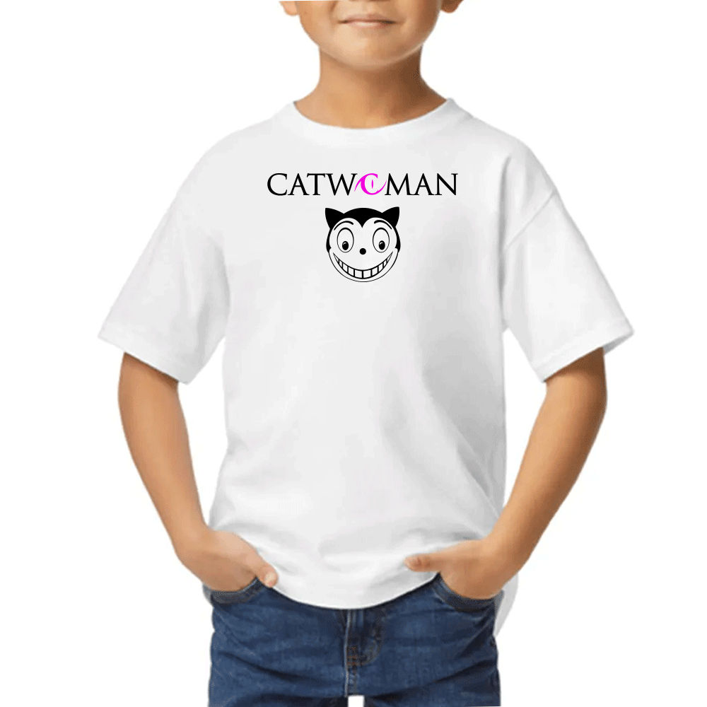 Playera de Niño Catwoman Algodón Premium #0002551