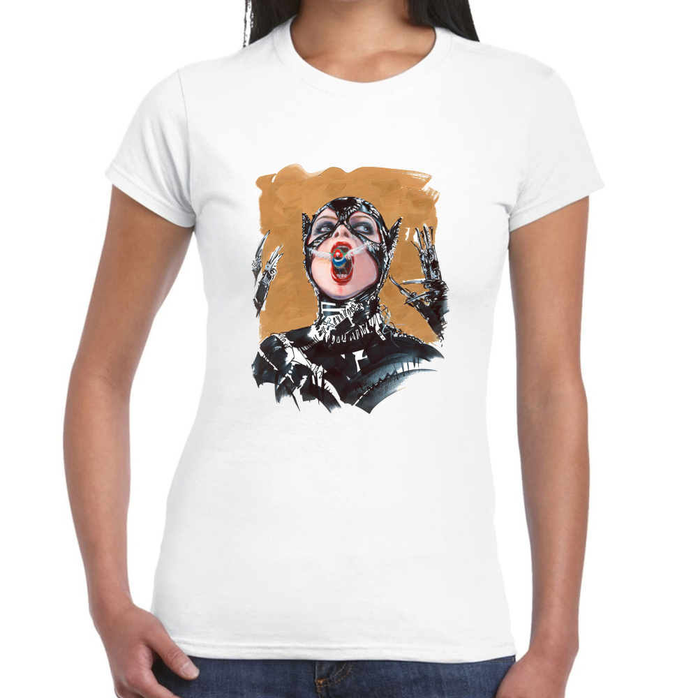 Playera Catwoman Bird Algodón Premium #0002554 Imagen secundaria del producto