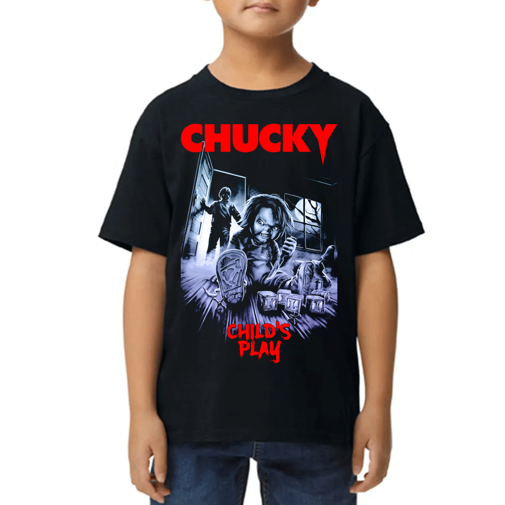 Playera de Niño Chucky Child's Play Algodón Premium #0002557