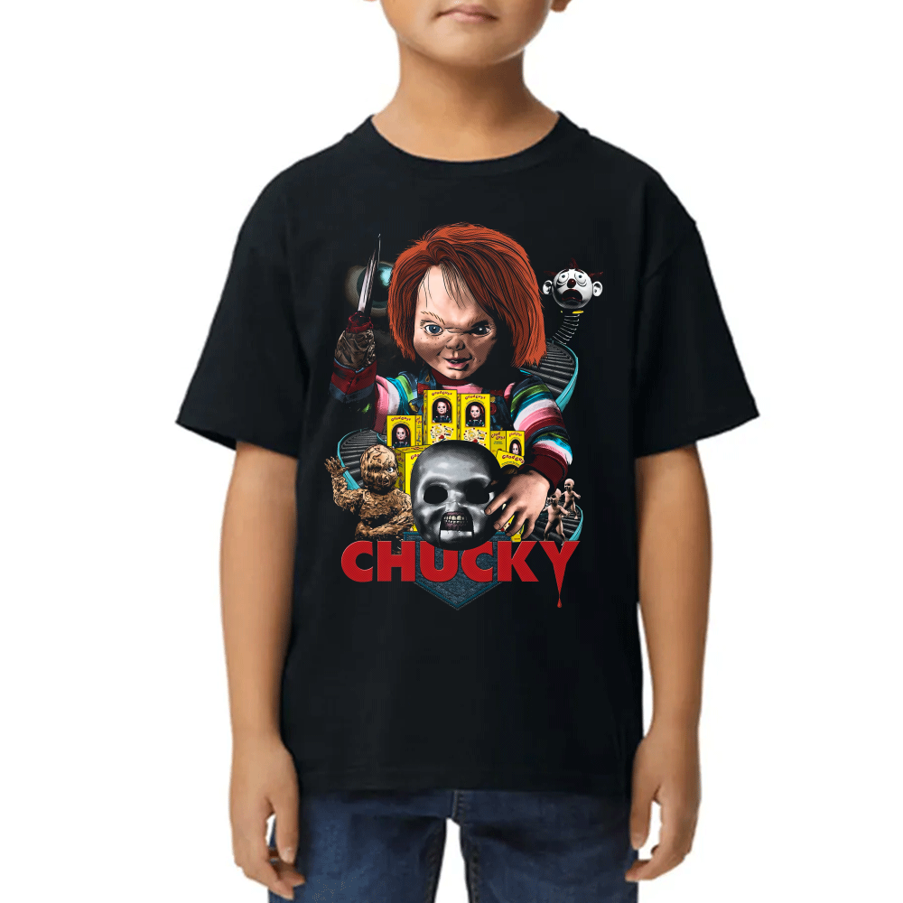 Playera de Niño Chucky Algodón Premium #0002559