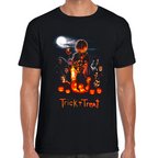 Playera Trick r Treat Halloween Algodón Premium #0002560