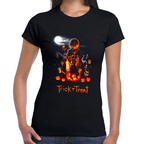 Playera Trick r Treat Halloween Algodón Premium #0002560