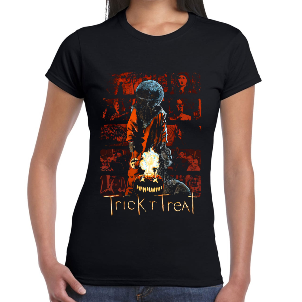 Playera Trick r Treat Halloween Algodón Premium #0002562