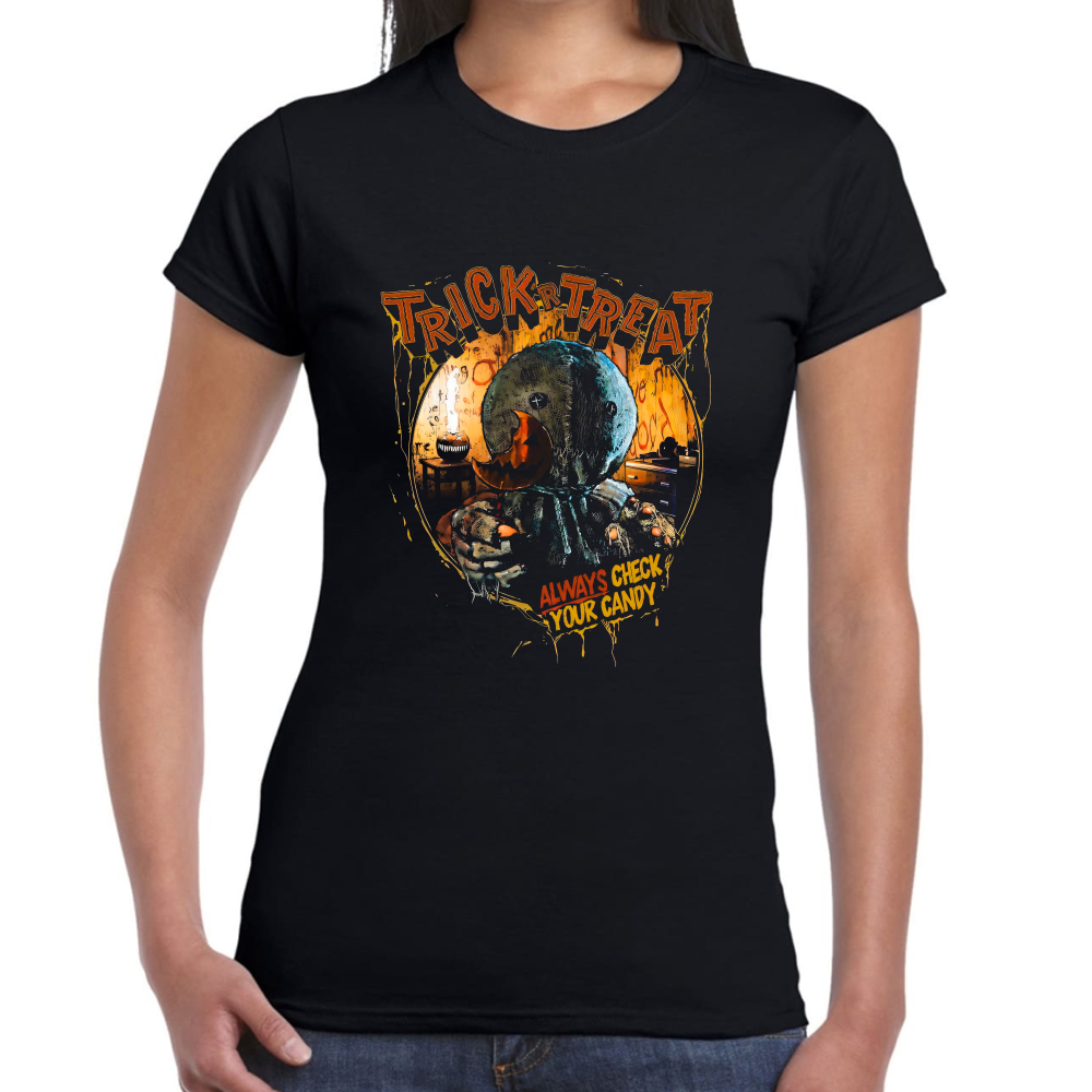 Playera Trick r Treat Halloween Algodón Premium #0002563 Imagen secundaria del producto
