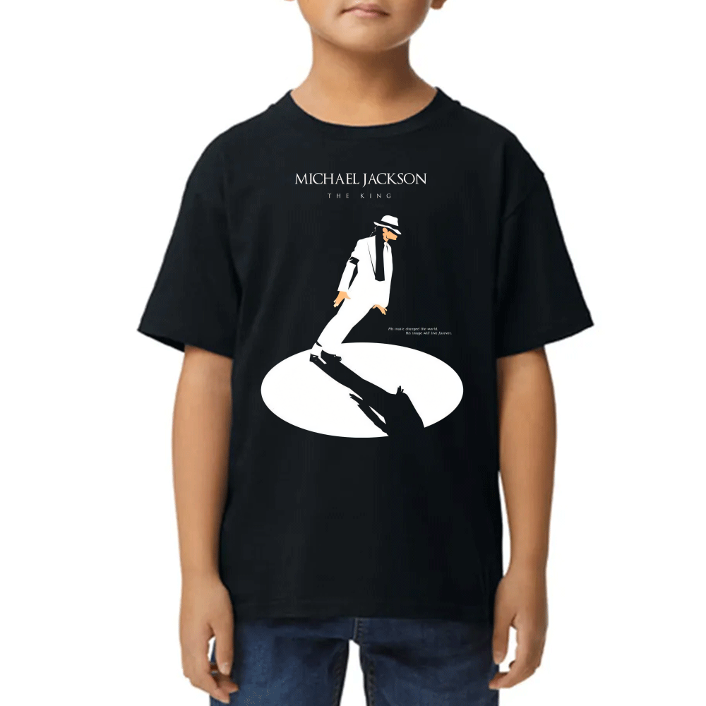 Playera de Niño Michael Jackson The King Algodón Premium #0002566