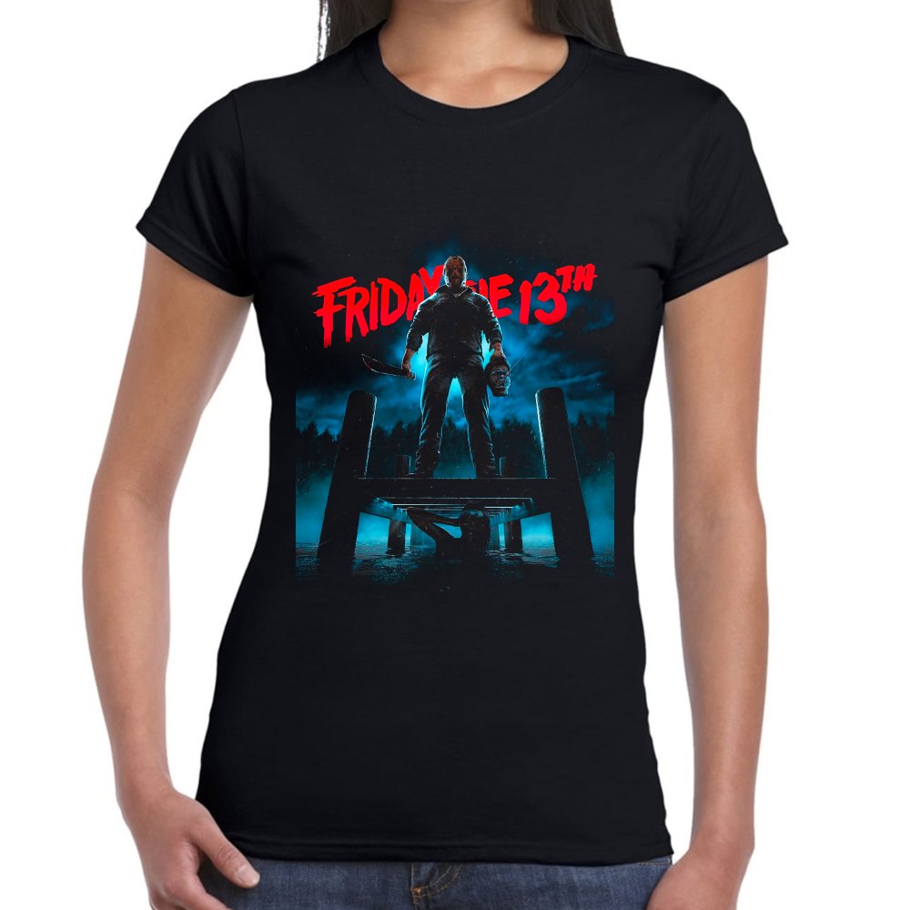 Playera Viernes 13 Jason Algodón Premium #0002569