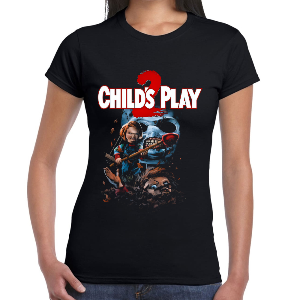 Playera Chucky Child's Play 2 Algodón Premium #0002575 Imagen secundaria del producto