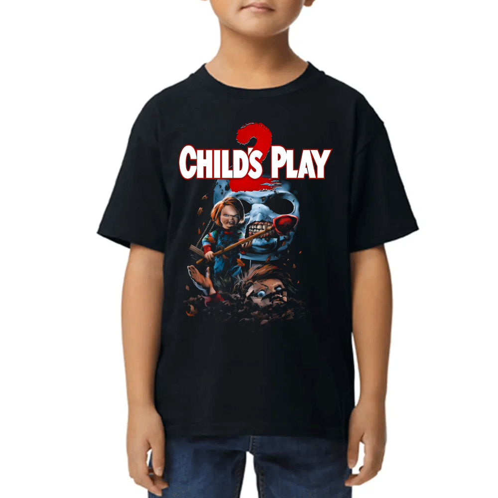Playera de Niño Chucky Child's Play 2 Algodón Premium #0002575