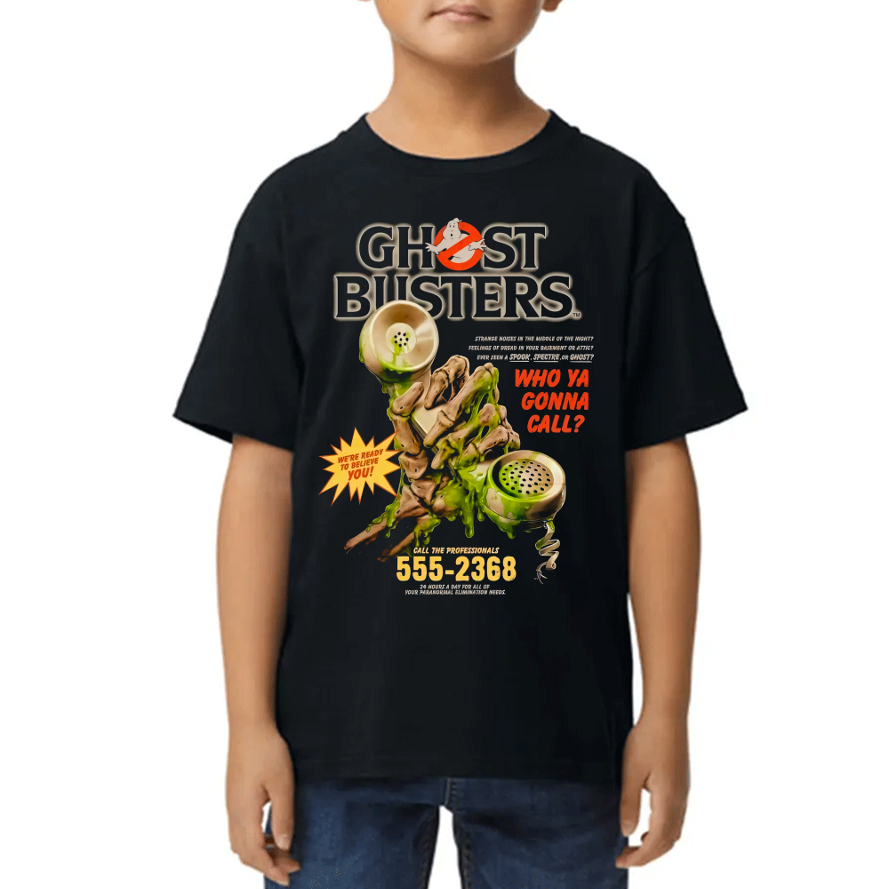 Playera de Niño Ghostbuster Call Algodón Premium #0002576