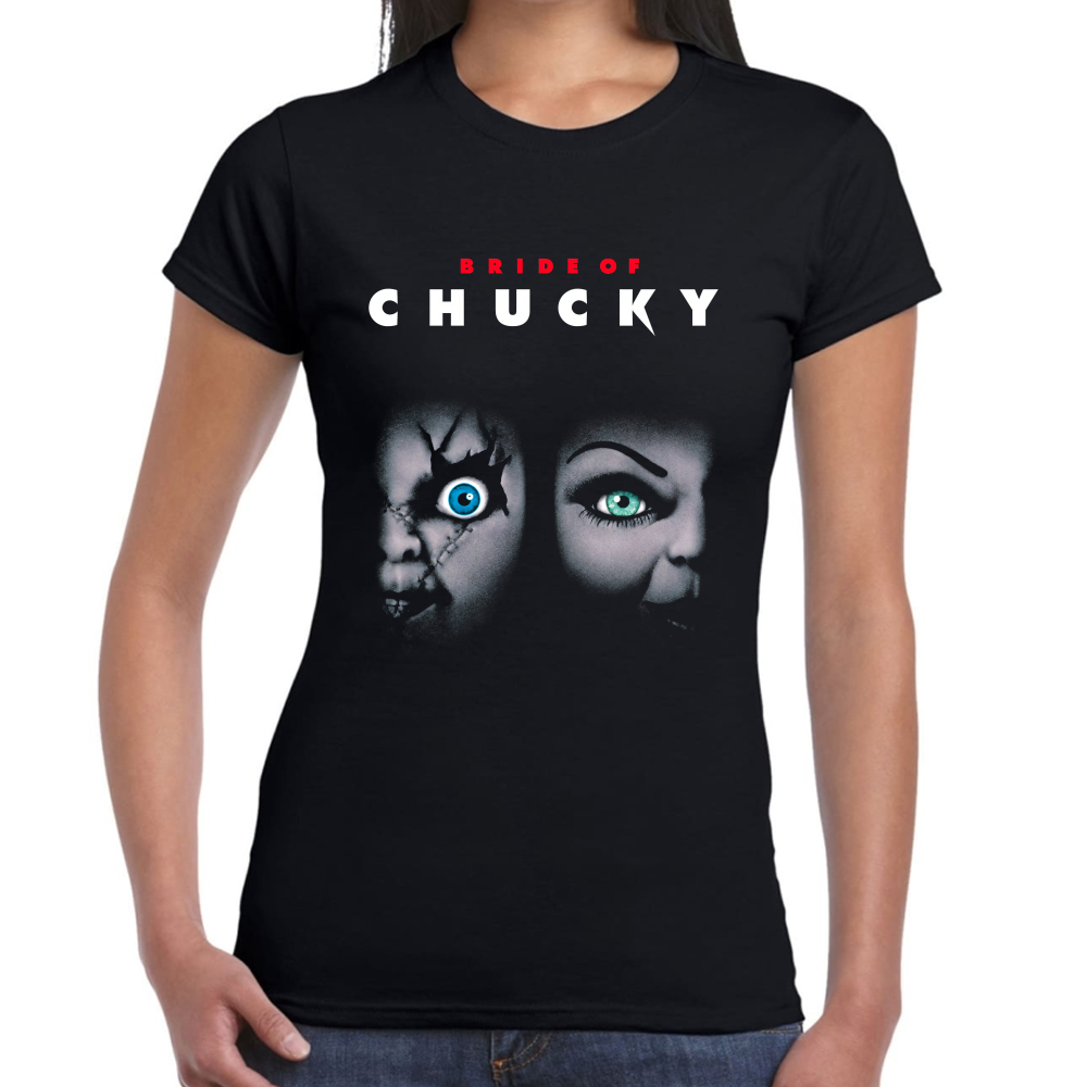 Playera Chucky Bride of Chucky Algodón Premium #0002577 Imagen secundaria del producto