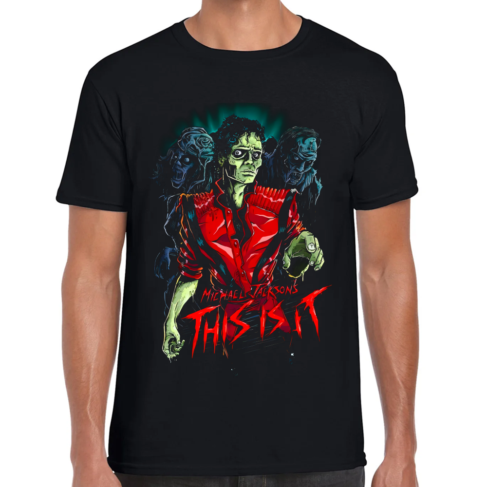 Playera Michael Jackson Thriller This is it Algodón Premium #0002578