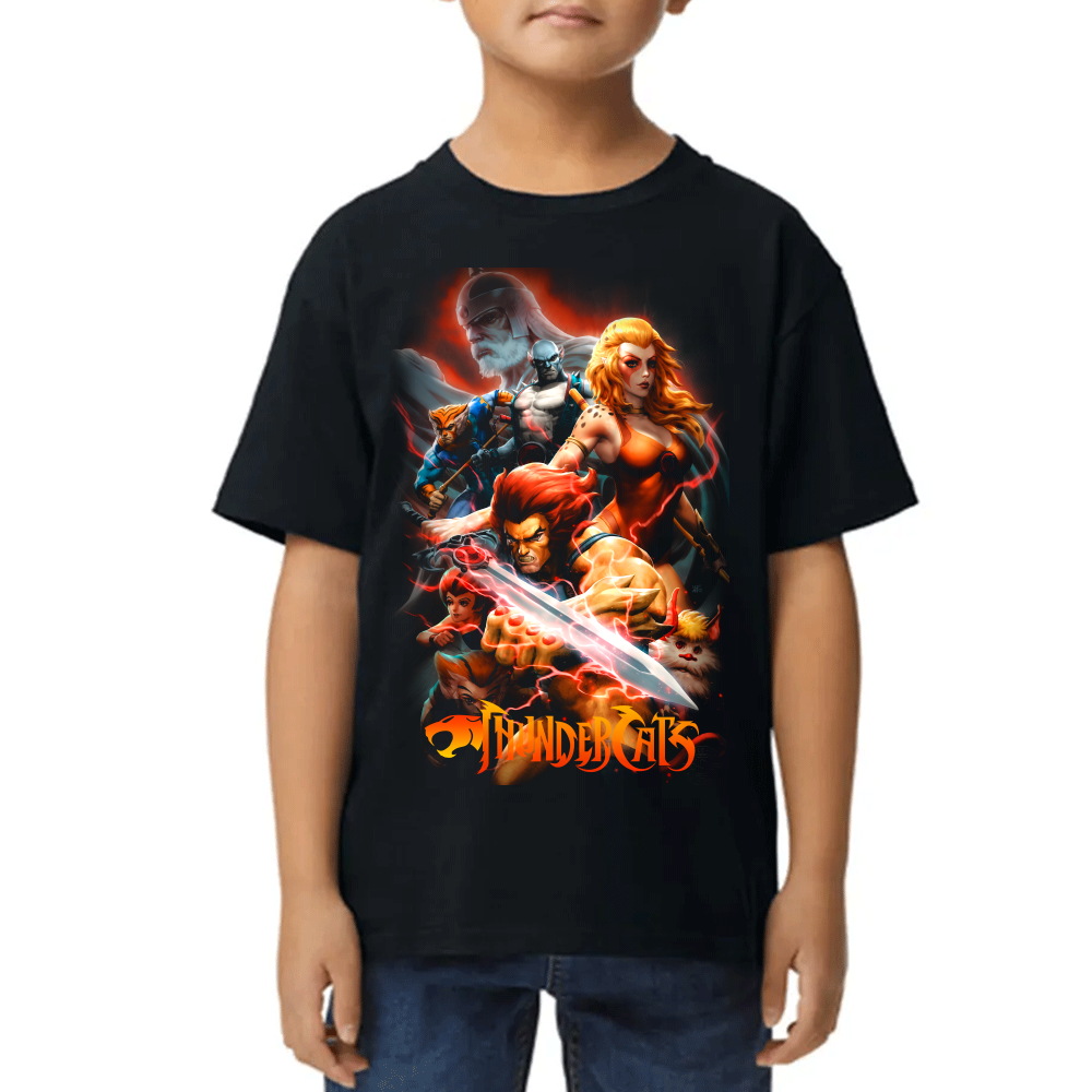 Playera de Niño Thunder, Thunder, Thundercats Algodón Premium #0002584