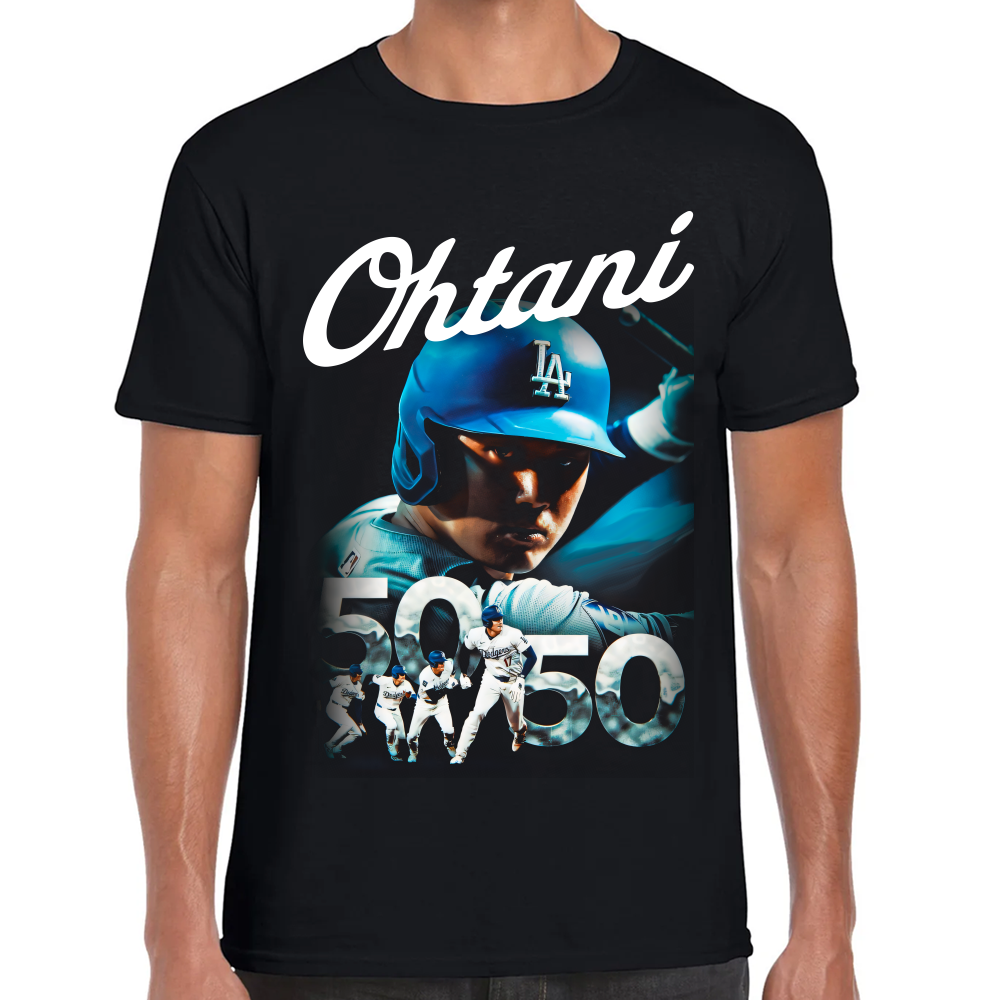 Playera Angeles Dodgers Ohtani 50 50 Algodón Premium #0002586 Imagen principal del producto