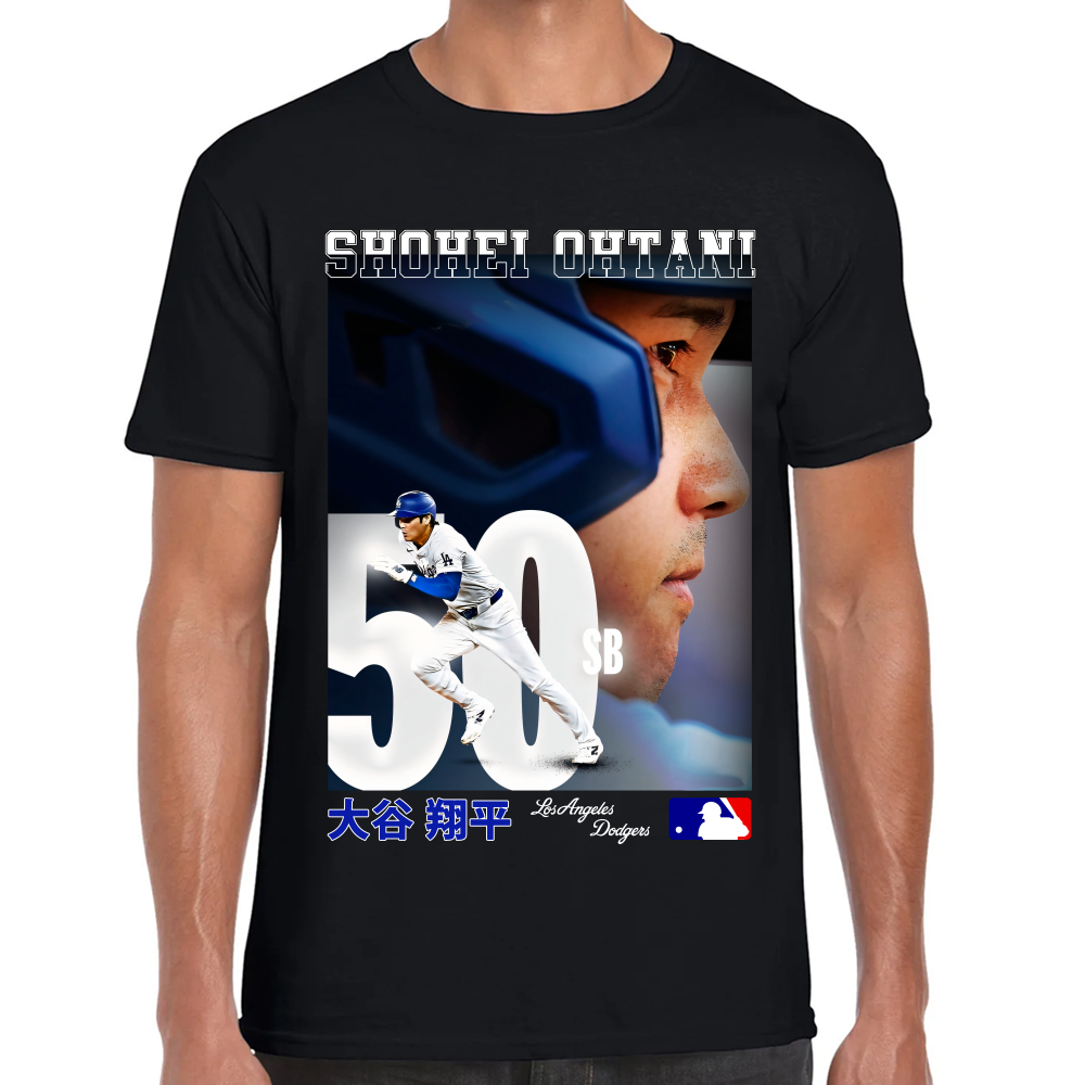 Playera Angeles Dodgers Ohtani 50 Algodón Premium #0002588 Imagen principal del producto