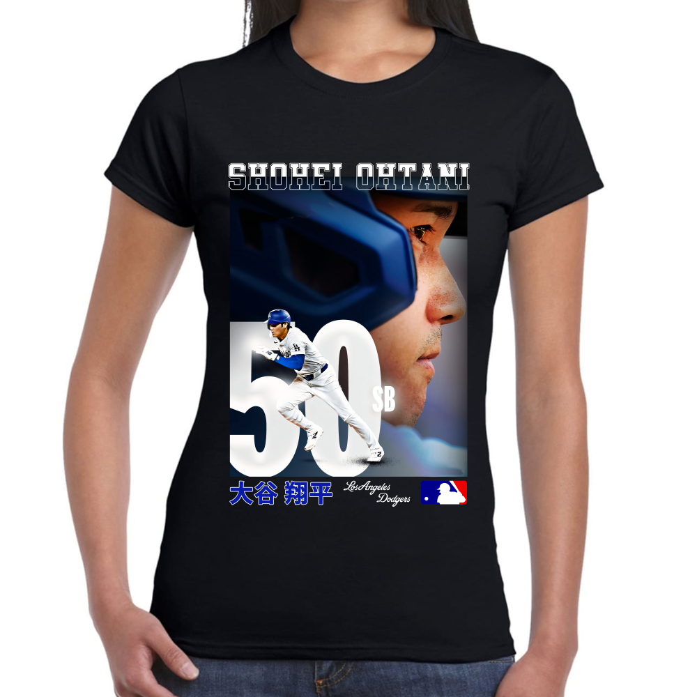 Playera Angeles Dodgers Ohtani 50 Algodón Premium #0002588 Imagen secundaria del producto