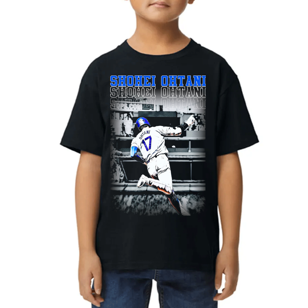 Playera de Niño Angeles Dodgers Ohtani Algodón Premium #0002589