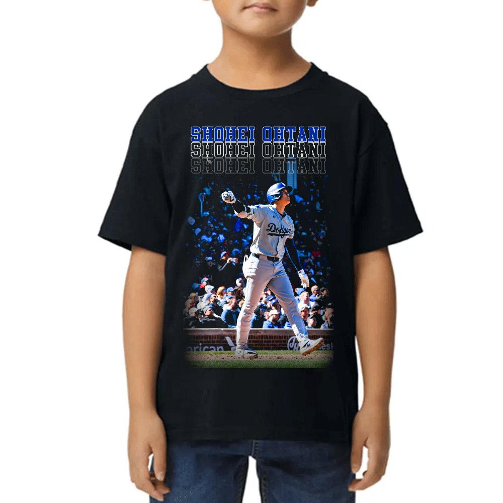 Playera de Niño Angeles Dodgers Ohtani Algodón Premium #0002590
