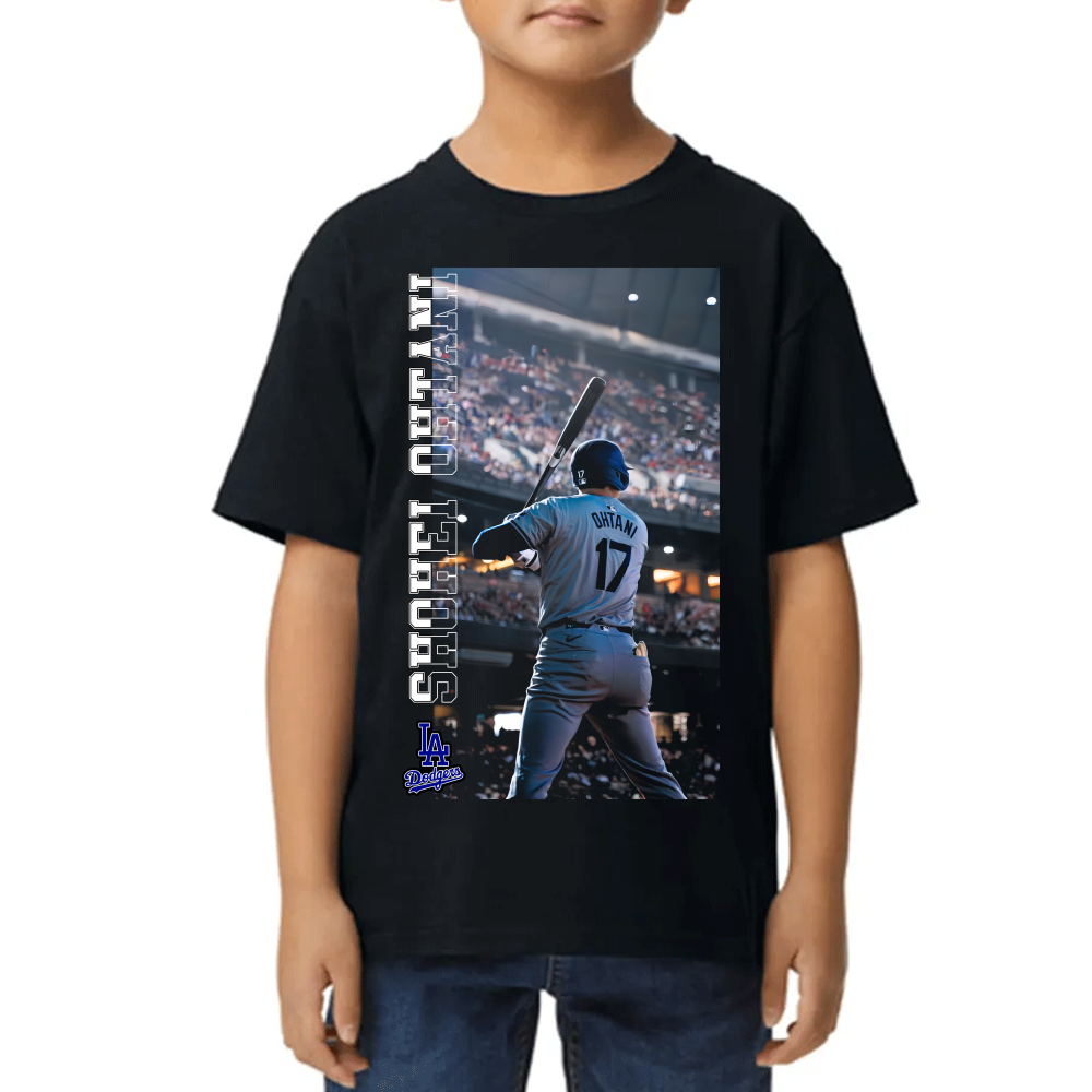 Playera de Niño Los Dodgers Ohtani Algodón Premium #0002592