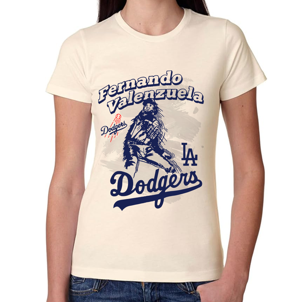 Playera Los Dodgers Fernando Valenzuela Algodón Premium #0002601
