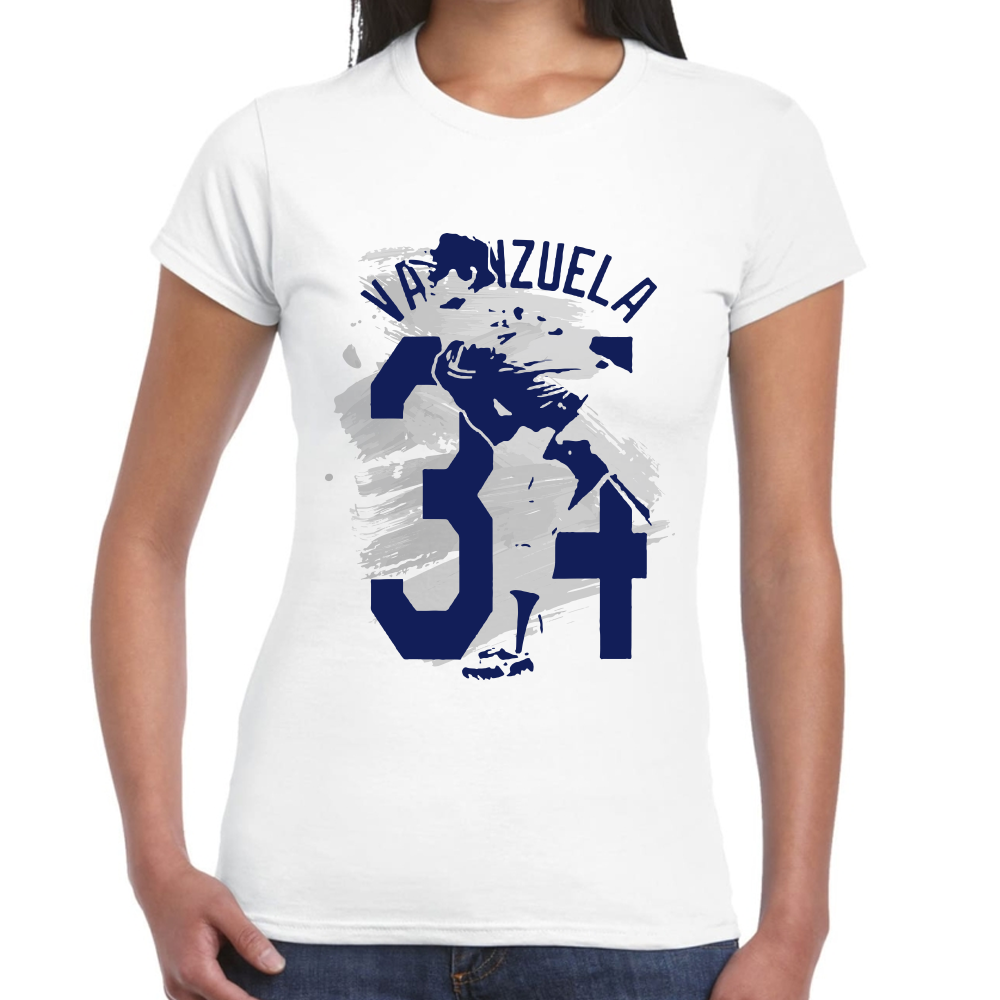 Playera Los Dodgers Fernando Valenzuela Algodón Premium #0002602