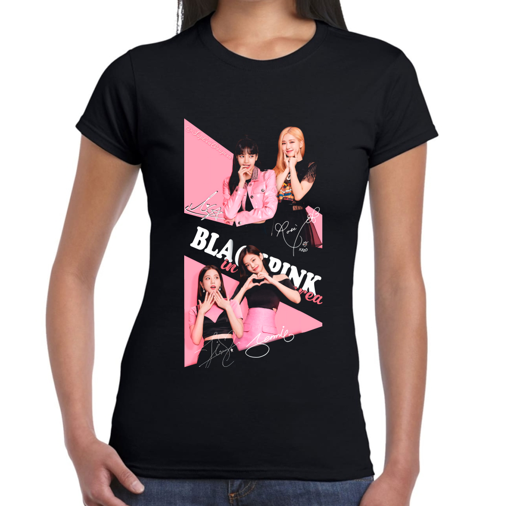 Playera BlackPink Algodón Premium #0002604