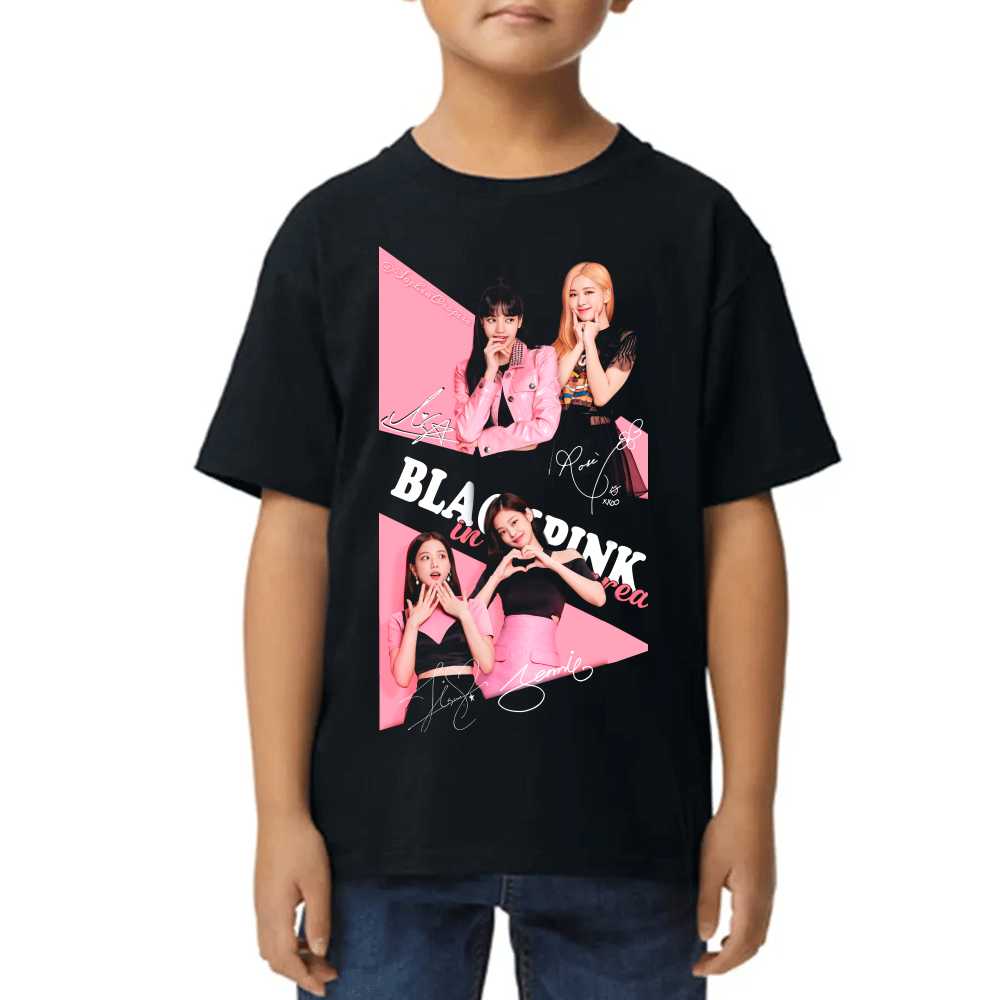 Playera de Niño BlackPink Algodón Premium #0002604