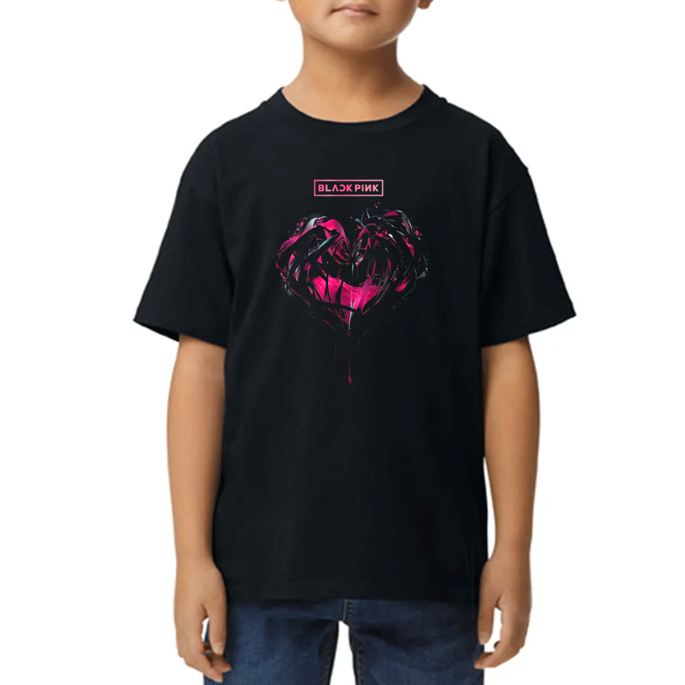 Playera de Niño BlackPink Algodón Premium #0002606