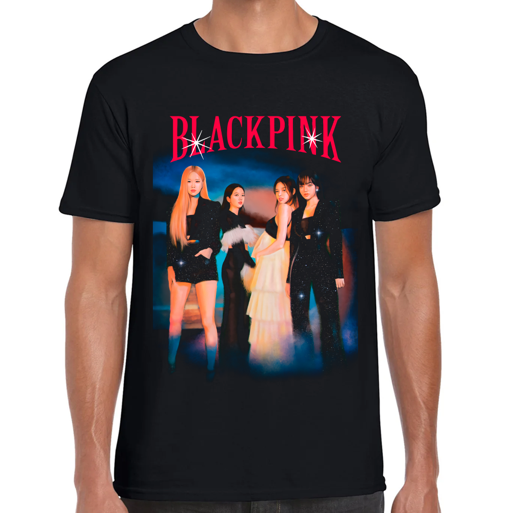 Playera BlackPink Algodón Premium #0002607 Imagen principal del producto