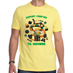 Playera Minecraft Personalizada Expert Crafter Algodón Premium #0002611