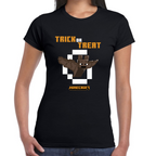 Playera Minecraft Halloween Trick or Treat Algodón Premium #0002612