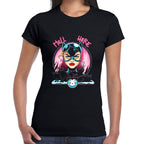 Playera Catwoman Hello Here DC Comics Algodón Premium #0002615
