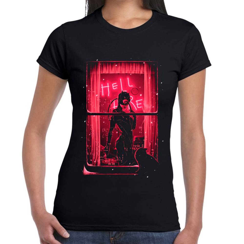 Playera Catwoman Algodón Premium #0002622 Imagen secundaria del producto
