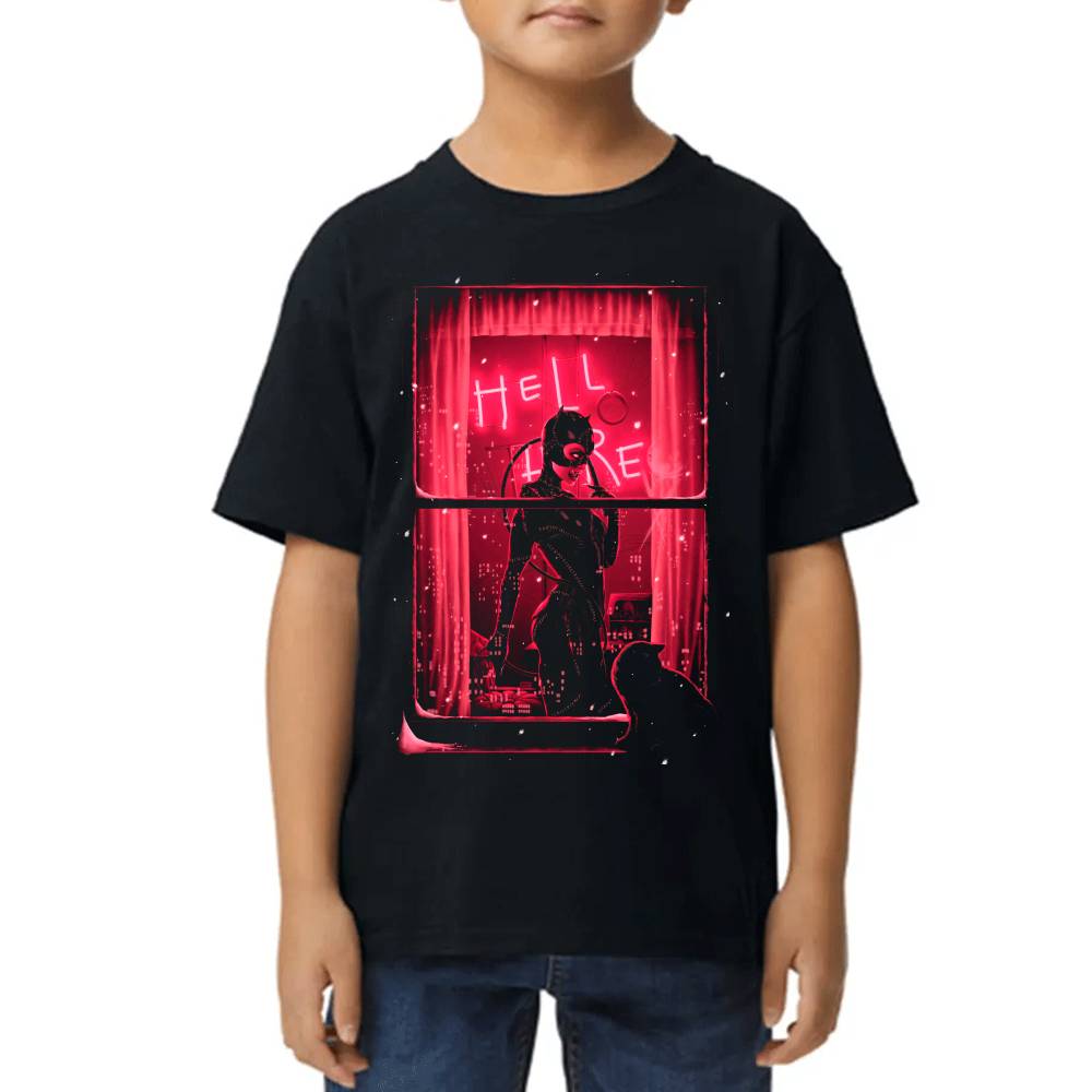 Playera de Niño Catwoman Algodón Premium #0002622 Imagen principal del producto