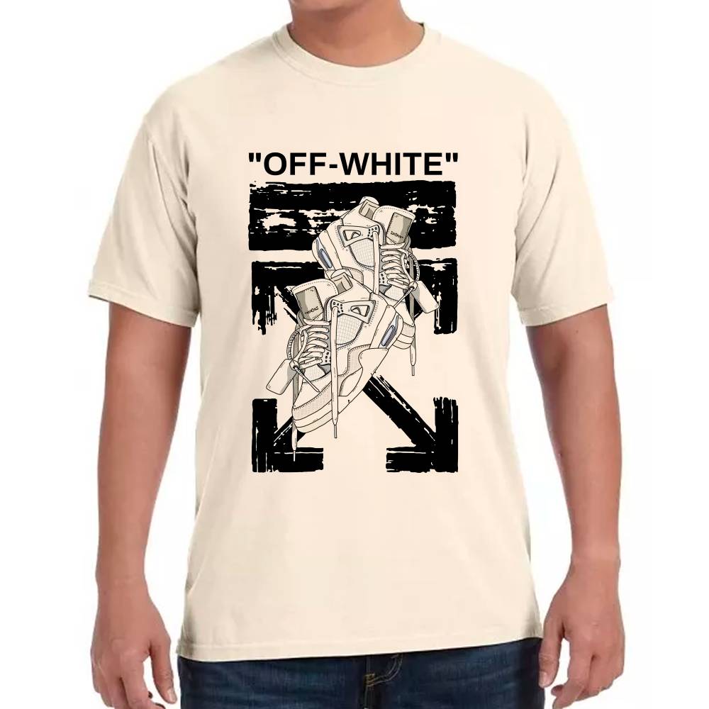 Playera Michael Jordan Off White Air Algodón Premium #0002623