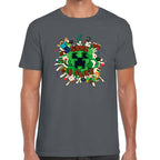 Playera Minecraft Save the Slice Algodón Premium #0002624