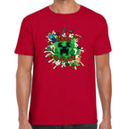 Playera Minecraft Save the Slice Algodón Premium #0002624